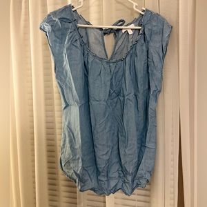Lauren Conrad Chambray Blouse